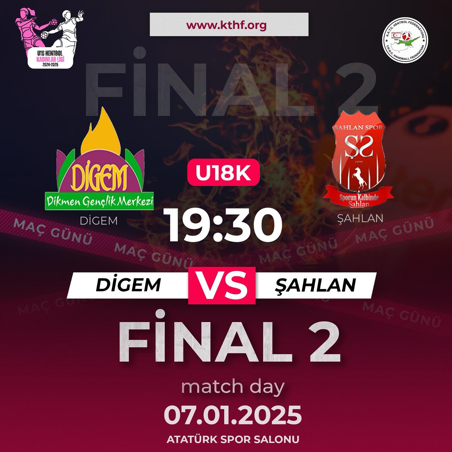 Hentbol U18’de final serisi