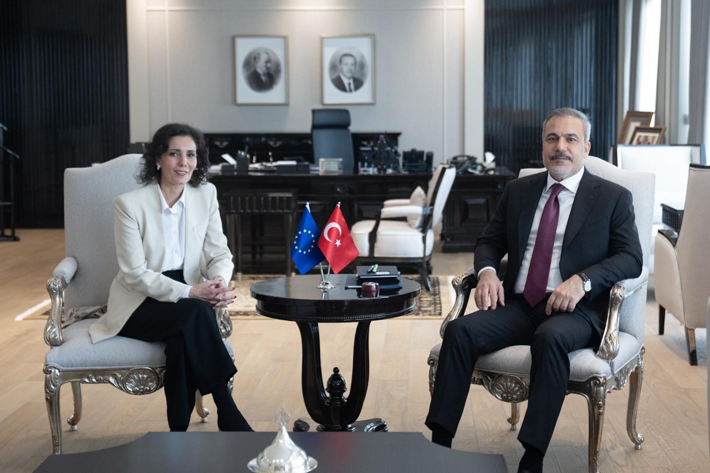 Fidan, AB Komisyonu üyesi Lahbib ile görüştü