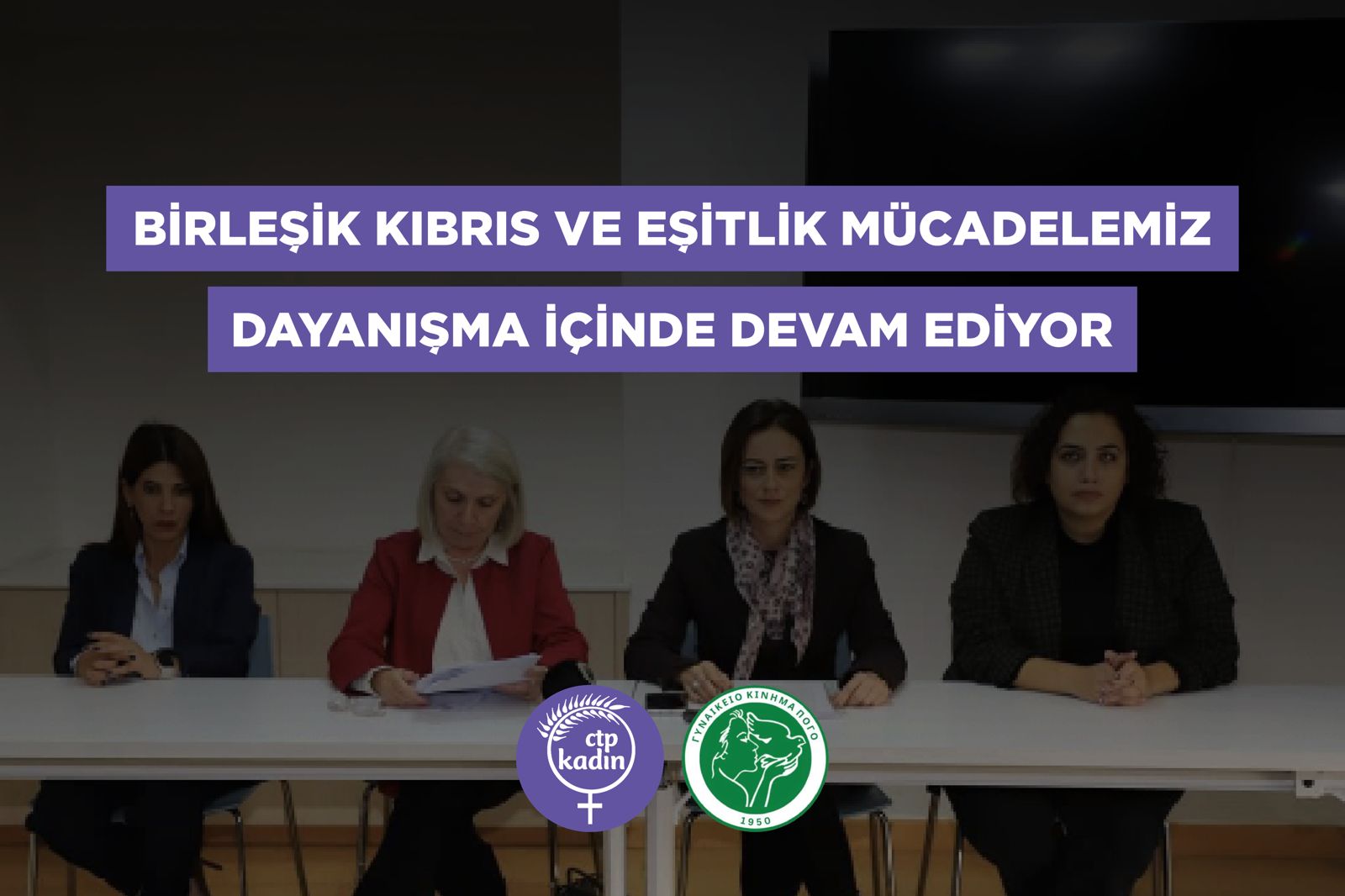 CTP ile POGO’dan ortak açıklama: “Birleşik Kıbrıs ve eşitlik mücadelemiz dayanışma içinde devam ediyor”