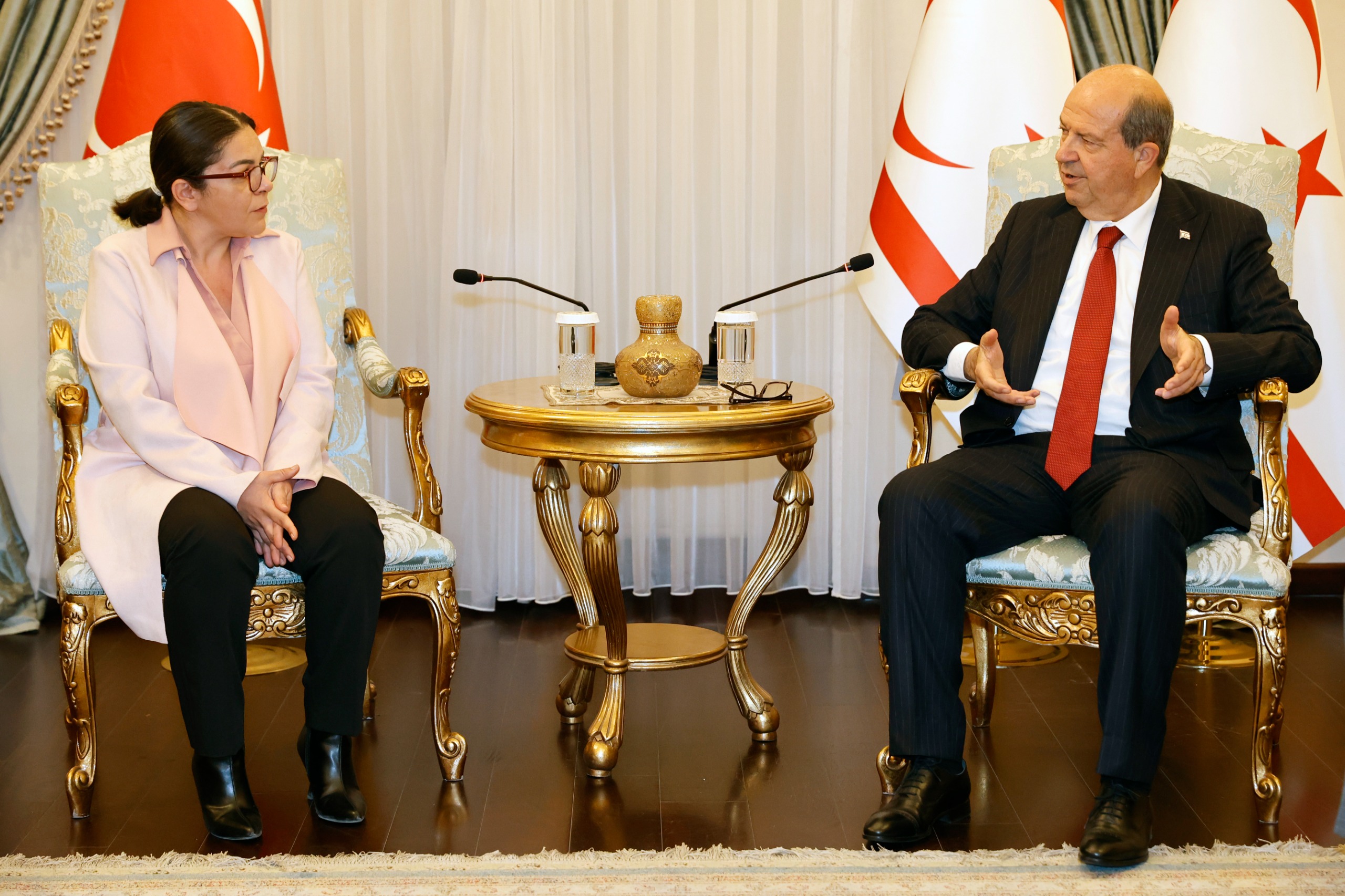 Cumhurbaşkanı Tatar, Kıbrıs Otizm Derneği heyetini kabul etti