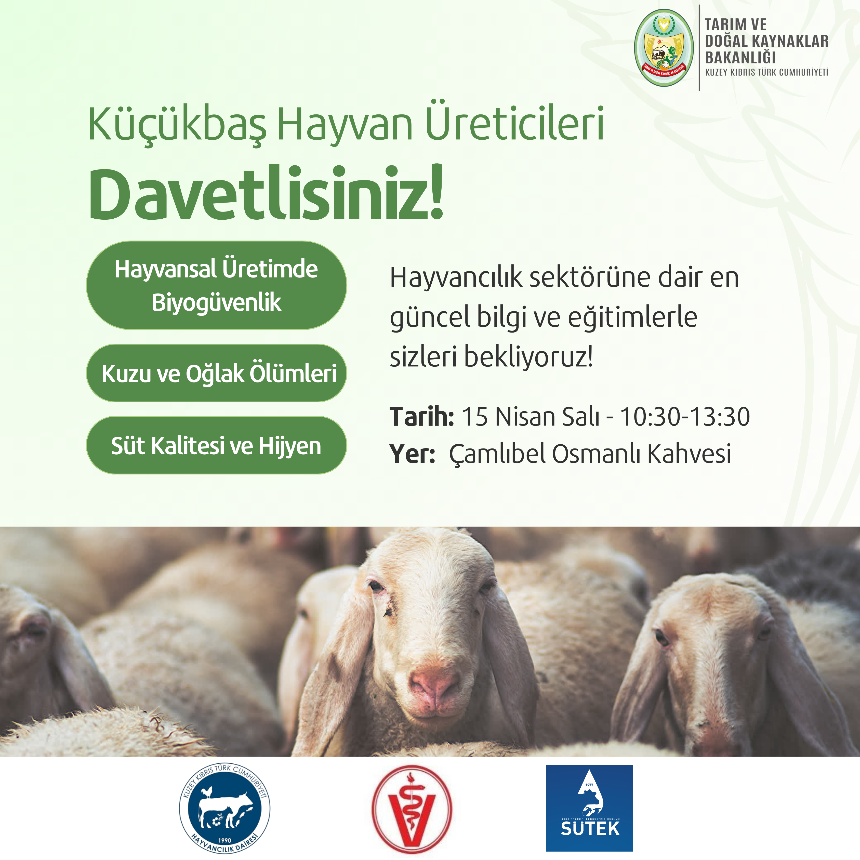 Küçükbaş hayvan üreticilerine yönelik eğitim programı