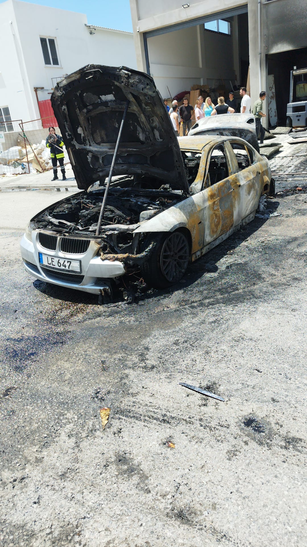 Alayköy’de araç yangını…