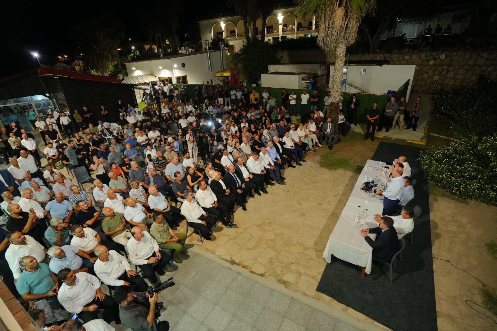 TC Cumhurbaşkanı Yardımcısı Yılmaz, Yenierenköy’de halkla bir araya geldi: “Her alanda KKTC’nin yanındayız”