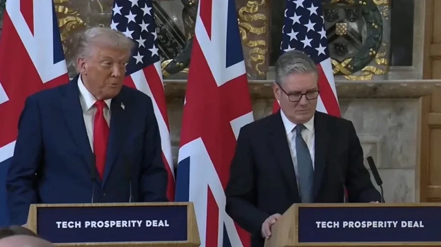İngiltere Başbakanı Starmer, ABD Başkanı Trump ile düzenledikleri ortak basın toplantısında konuştu
