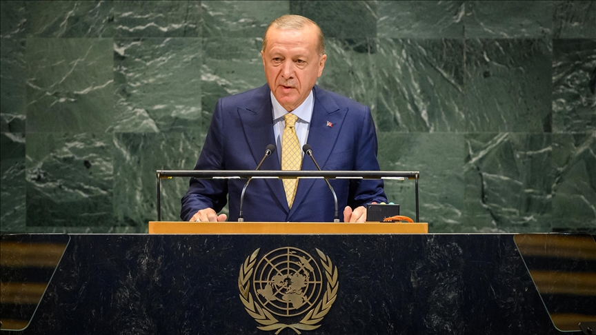 Türkiye Cumhuriyeti Cumhurbaşkanı Erdoğan, Birleşmiş Milletler 80. Genel Kurulu’na hitap etti