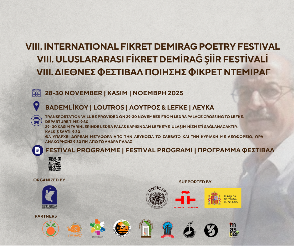 Fikret Demirağ Şiir Festivali cuma günü başlıyor