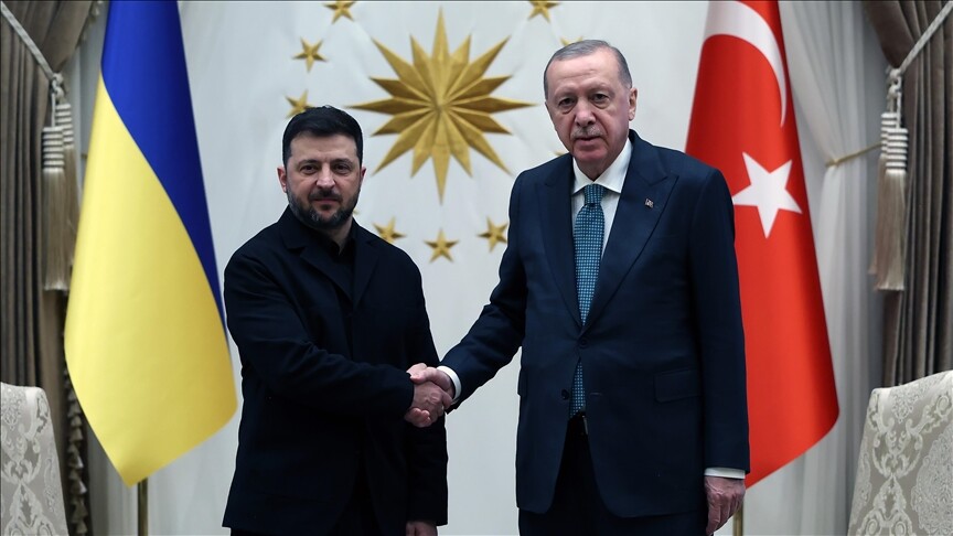 TC Cumhurbaşkanı Erdoğan, Ukrayna Devlet Başkanı Zelenskiy ile görüştü