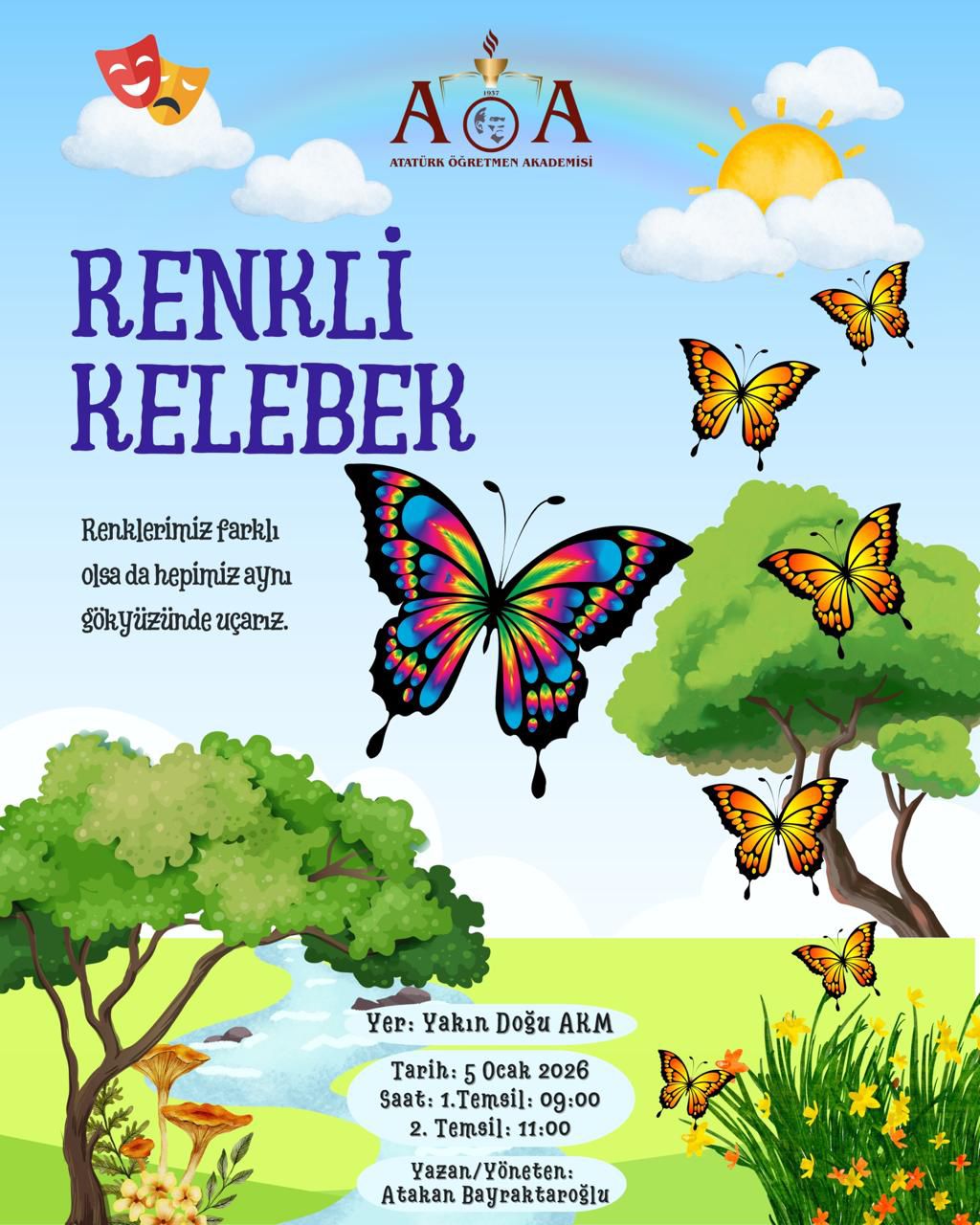 AÖA “Renkli Kelebek” tiyatro etkinliği düzenliyor
