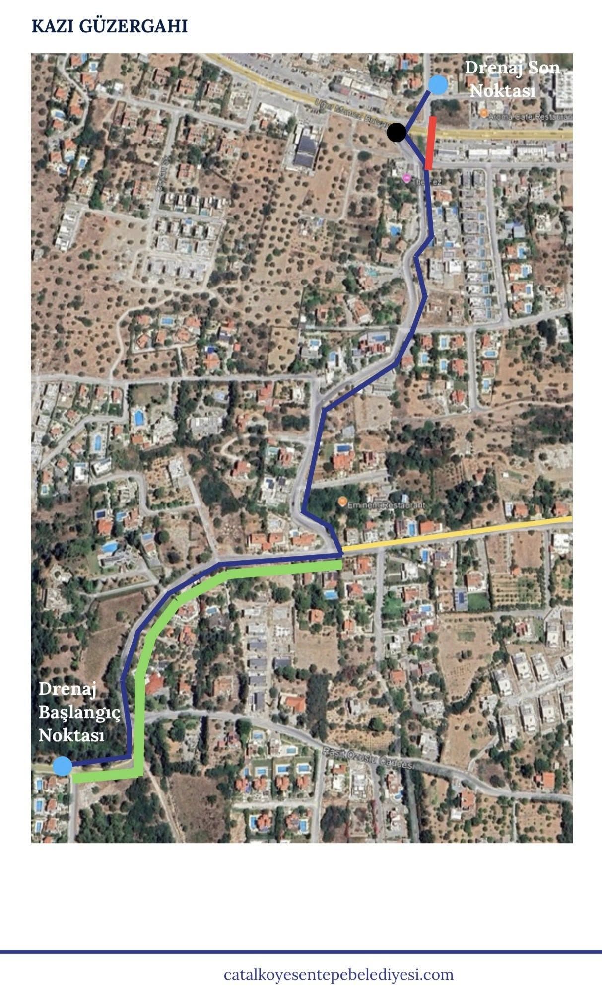 Çatalköy-Esentepe Belediyesi asfalt yol yenileme çalışmasını tamamlandı
