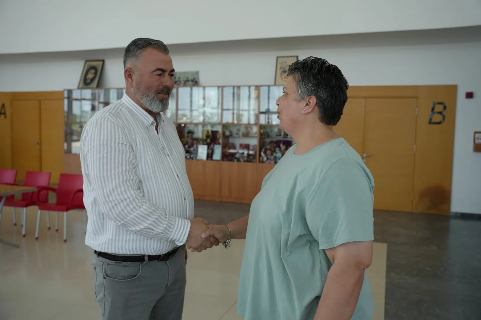 Beyarmudu Belediye Başkanı Bebek, belediye personeli ile bayramlaştı