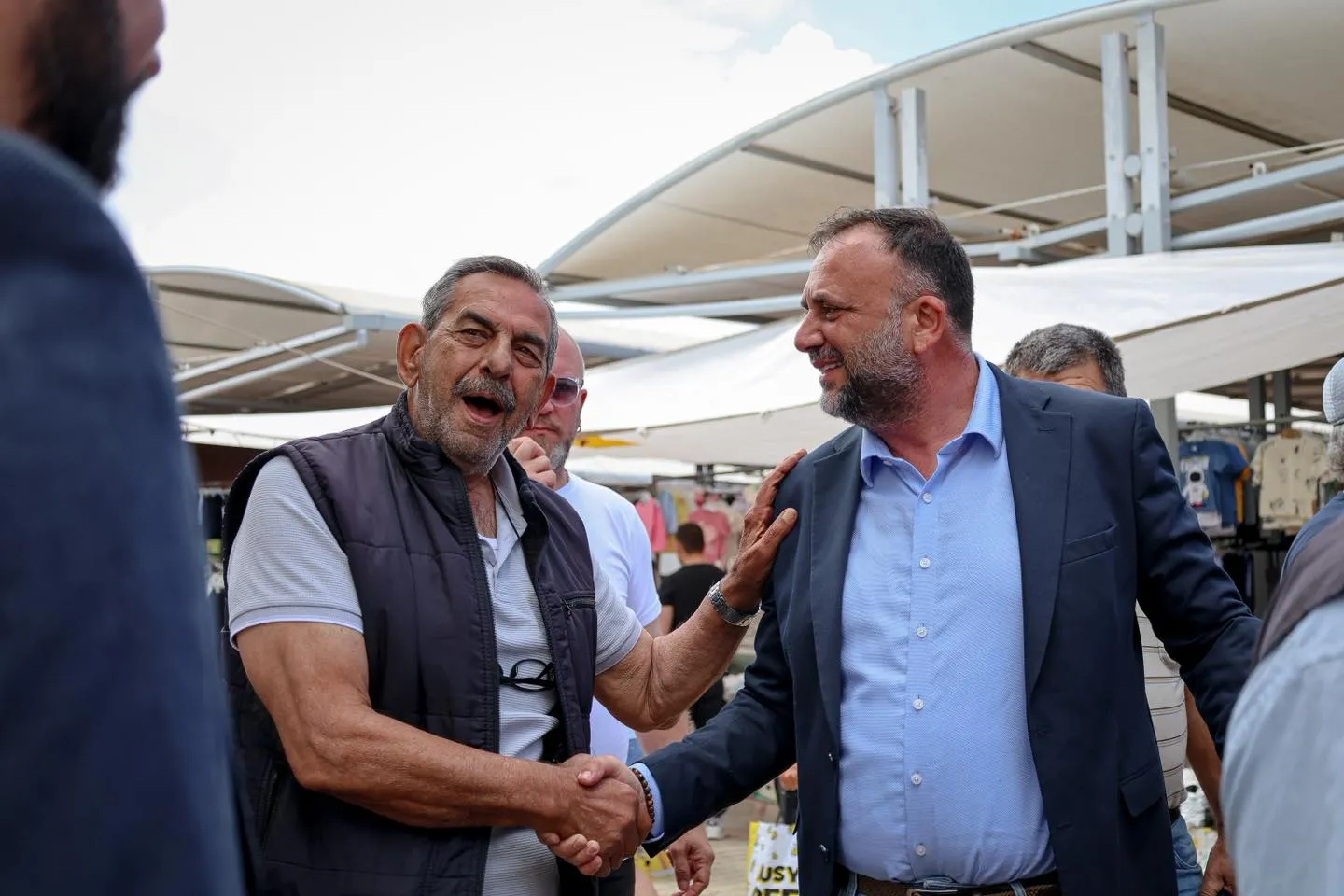 Çeler, Güzelyurt açık pazarı ve çarşısını ziyaret etti
