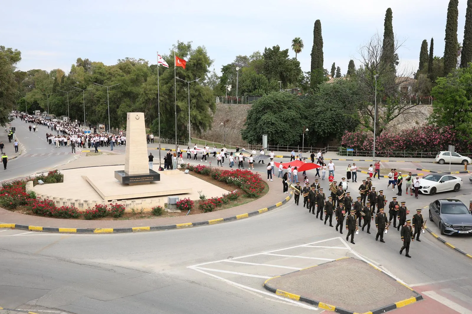 Lefkoşa’da 19 Mayıs kortej yürüyüşü yapıldı