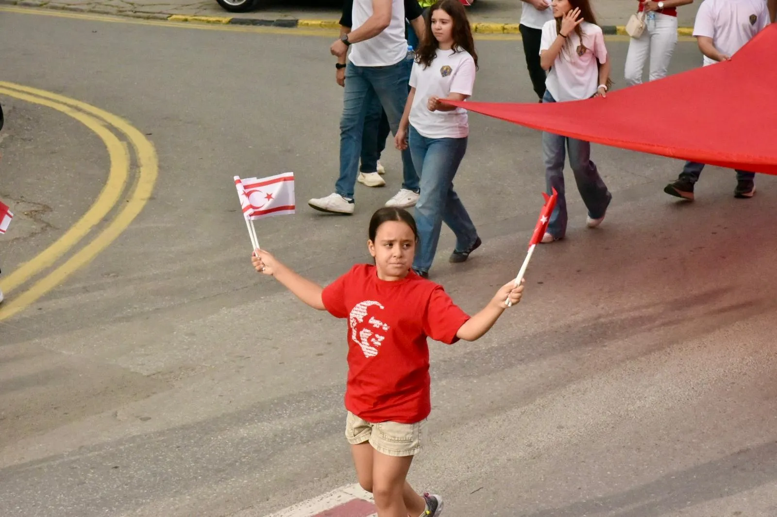 Lefkoşa’da 19 Mayıs kortej yürüyüşü yapıldı