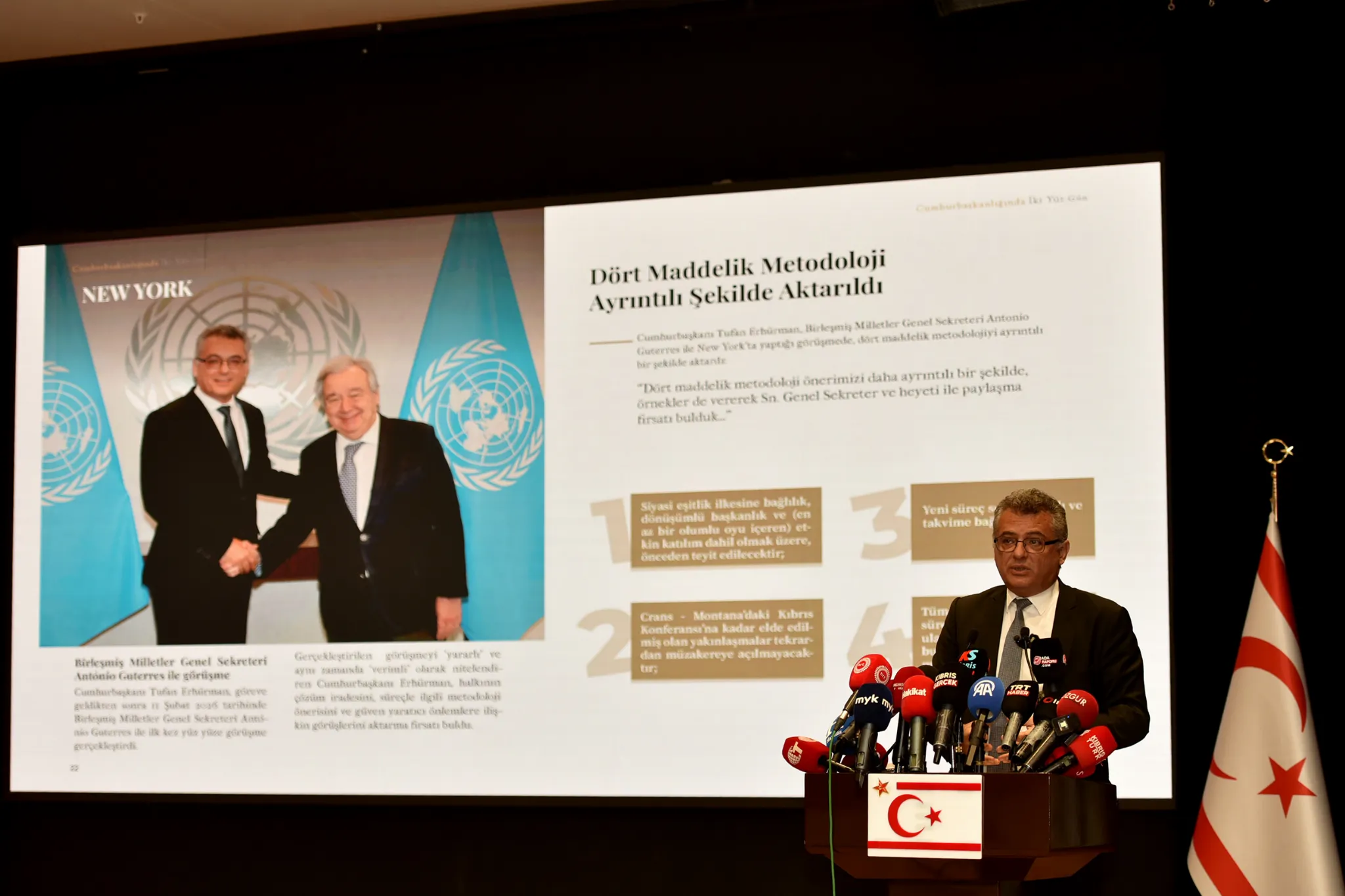 Erhürman: “Kıbrıs sorununda başladığımız noktanın çok daha ilerisindeyiz”