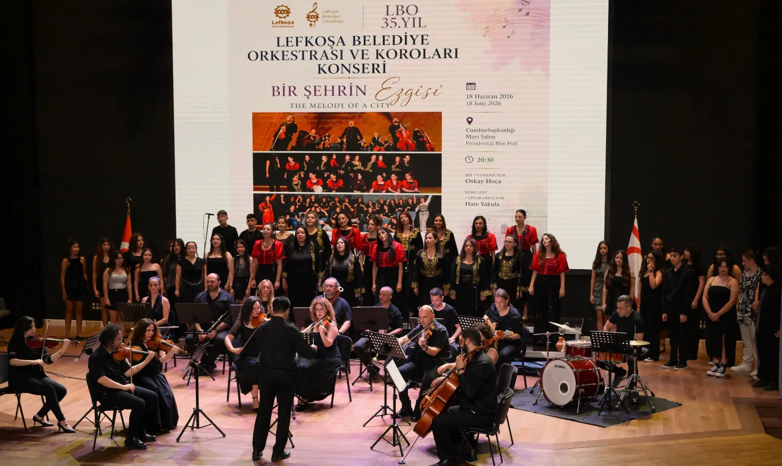 LBO Çoksesli Gençlik Korosu ve Genç Kadın Vokal grup sezonun son konserini verdi