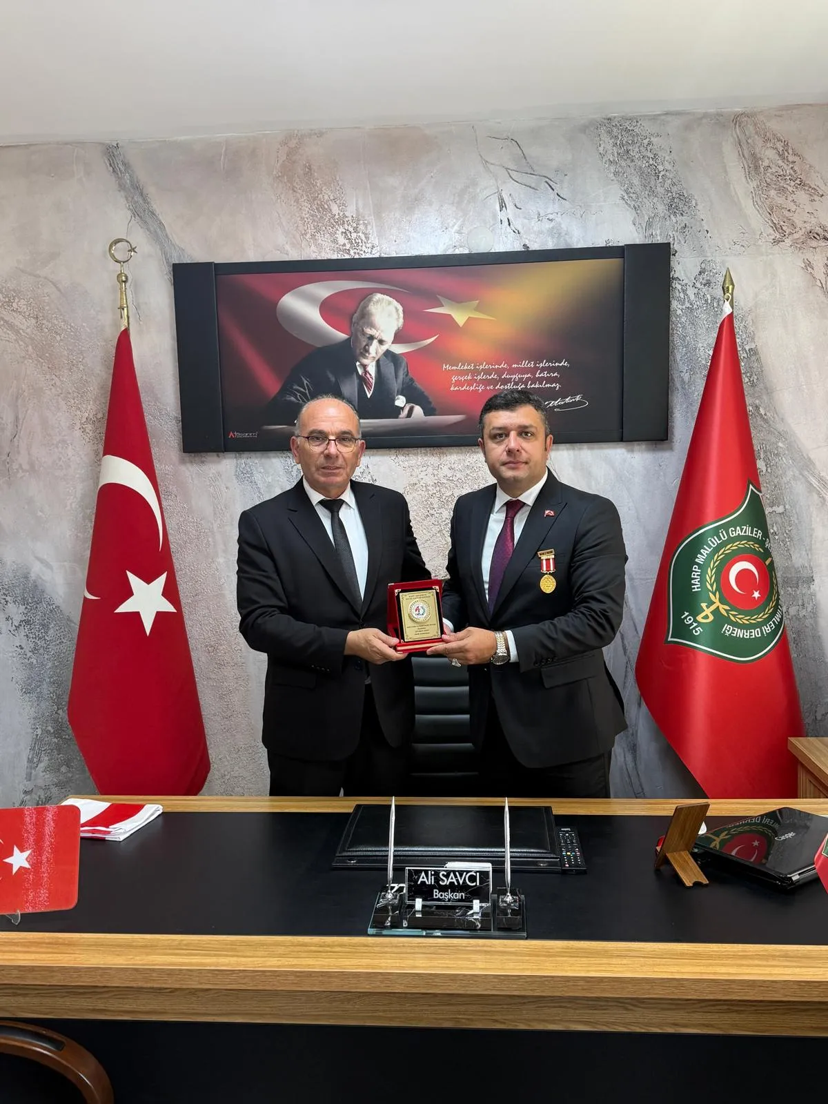 Şehit Aileleri ve Malul Gaziler Derneği, Isparta’da temaslarda bulundu